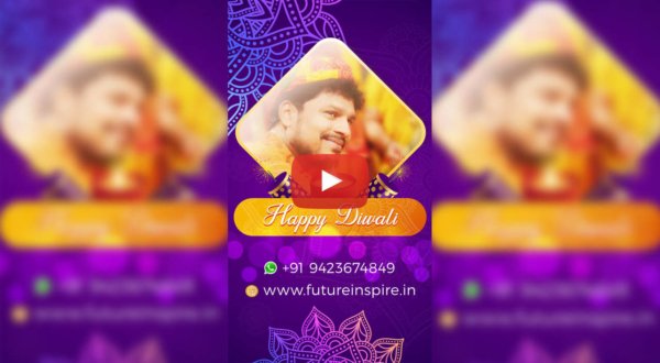 Sagar R. Agrawal FUTURE INSPIRE Happy Diwali Wishes 2019 Portrait