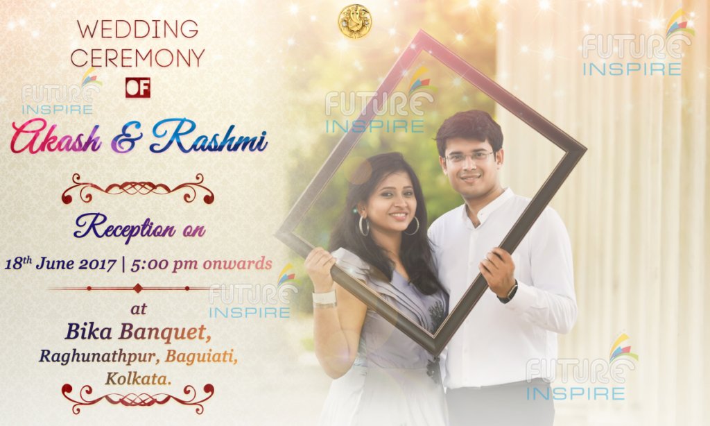 wedding itinenary e-card invitation
