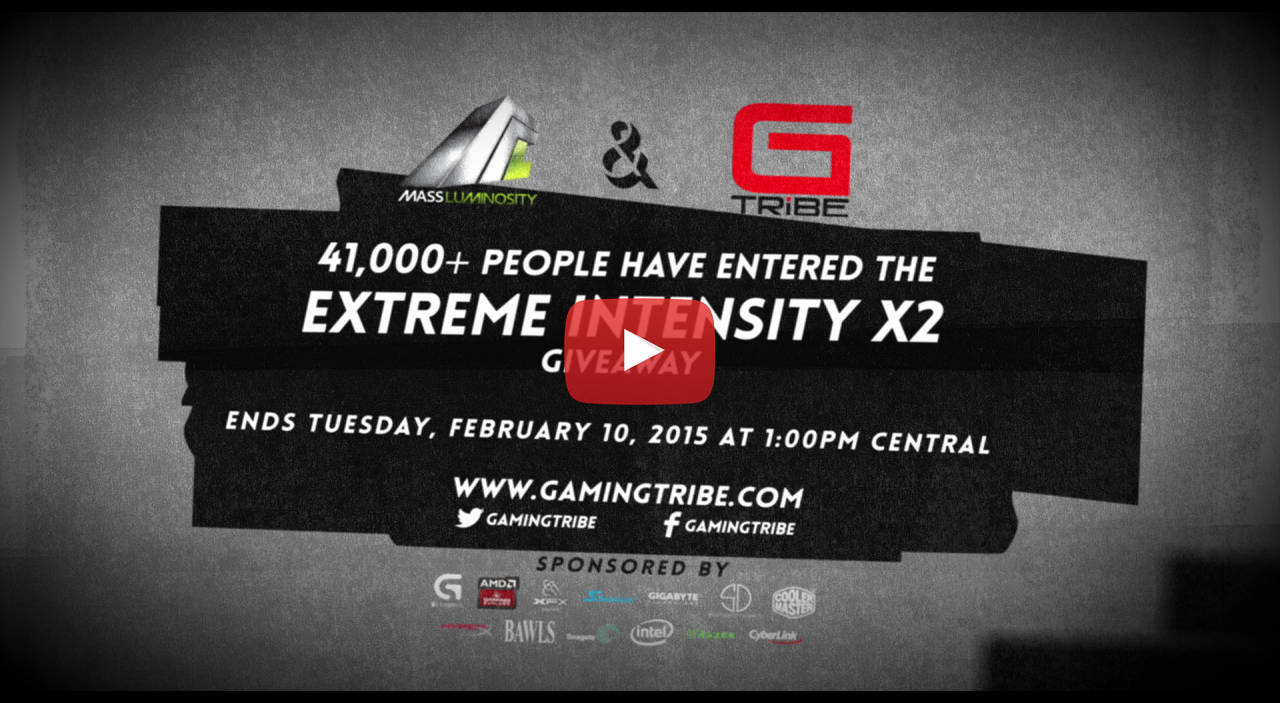 Mass Luminosity GTribe Extreme Intensity x2 Giveaway