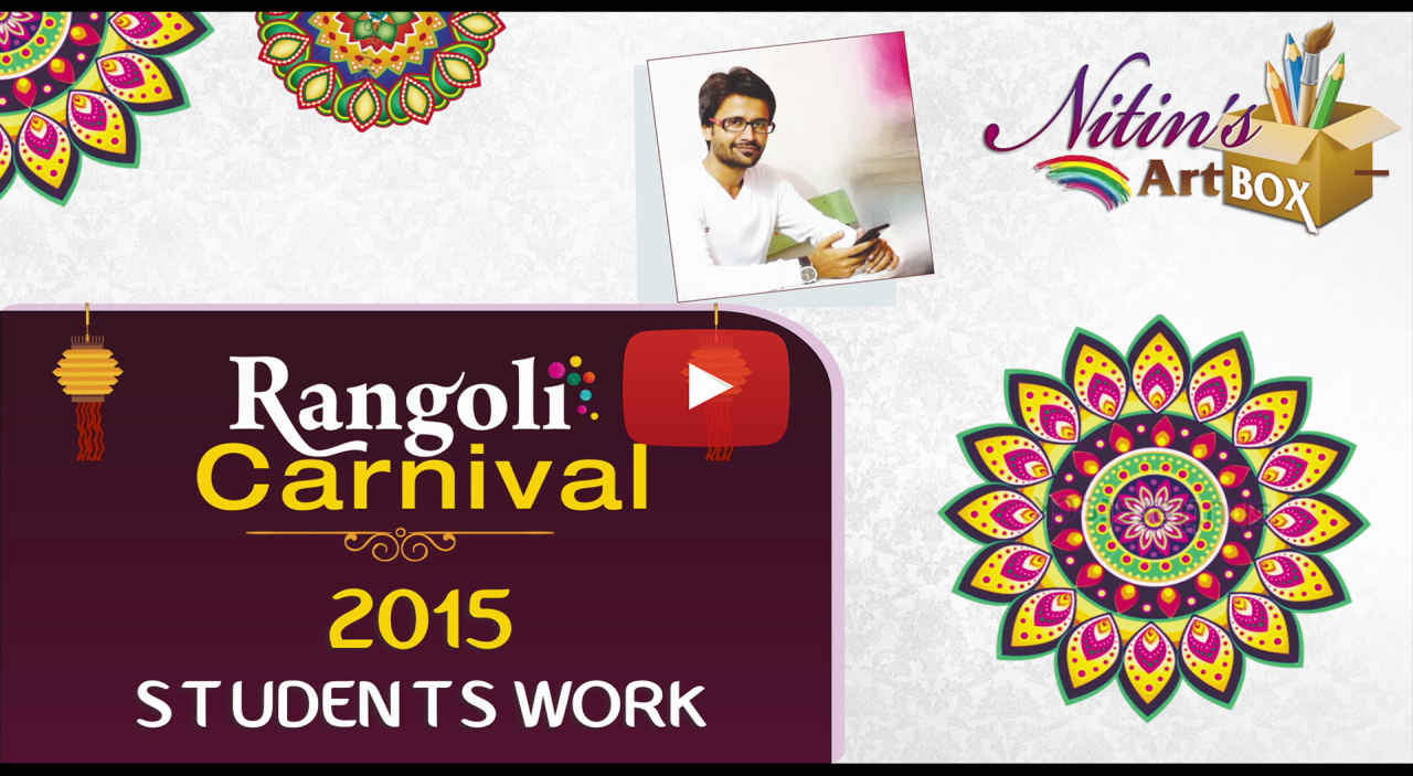 Rangoli Carnival DIWALI SPECIAL 2015 Students Rangoli Work