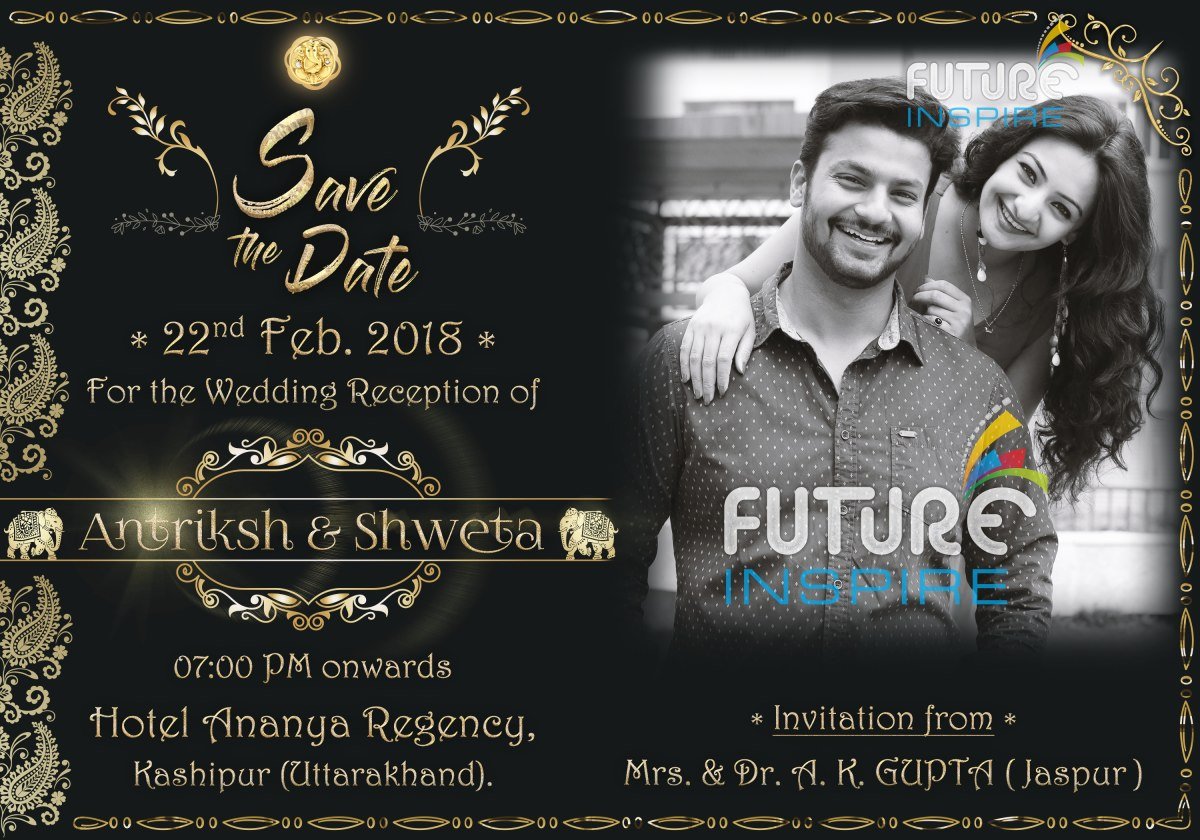 Antriksh weds Shweta Save the Date 01