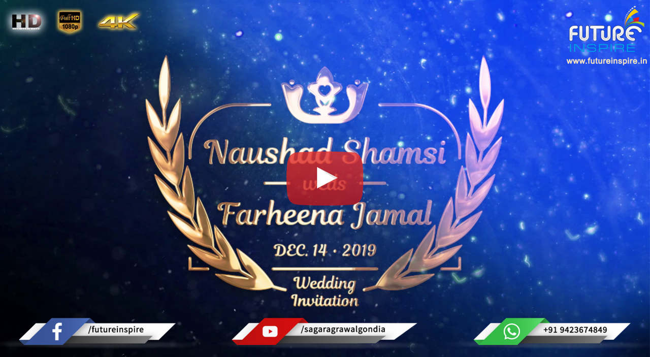 137 Naushad Shamsi weds Farheena Jamal Wedding