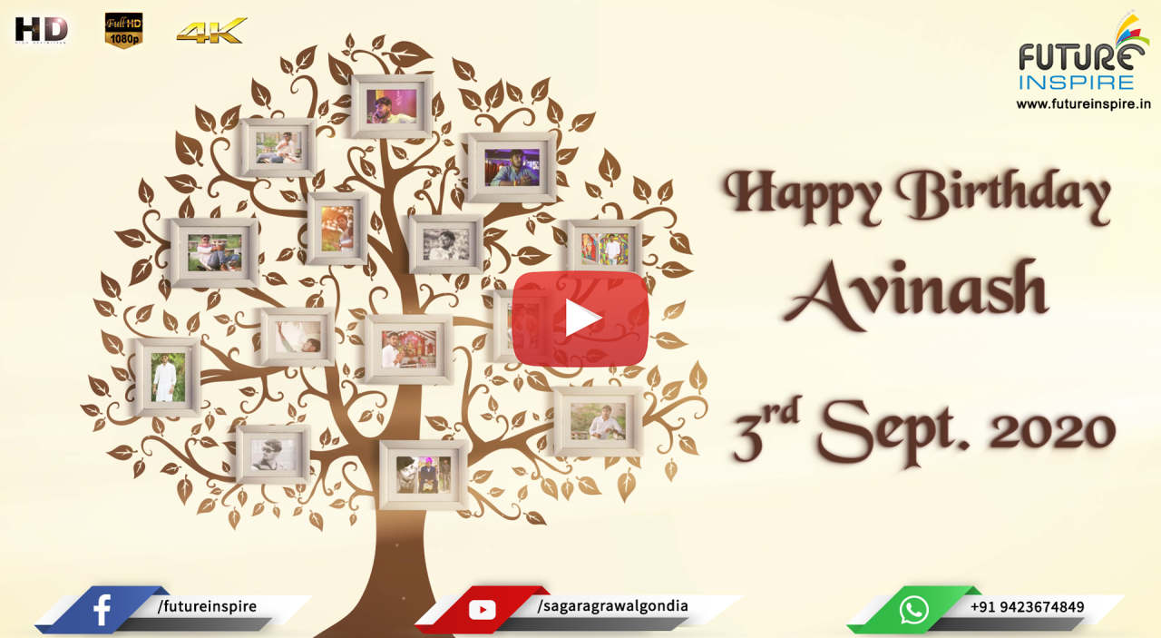 18 Happy Birthday Avinash Best Friend Birthday Wishing Video