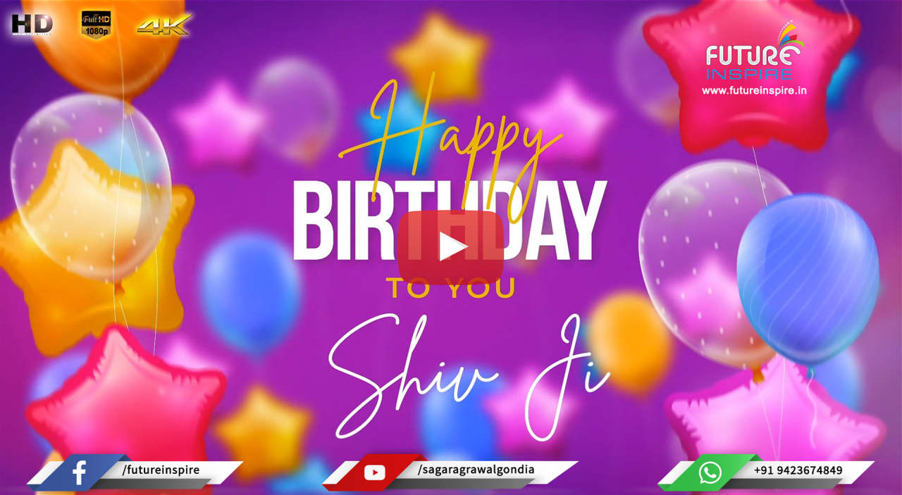 24 Happy Dhamakedaar Birthday Rider Shiv Birthday Wishing Video