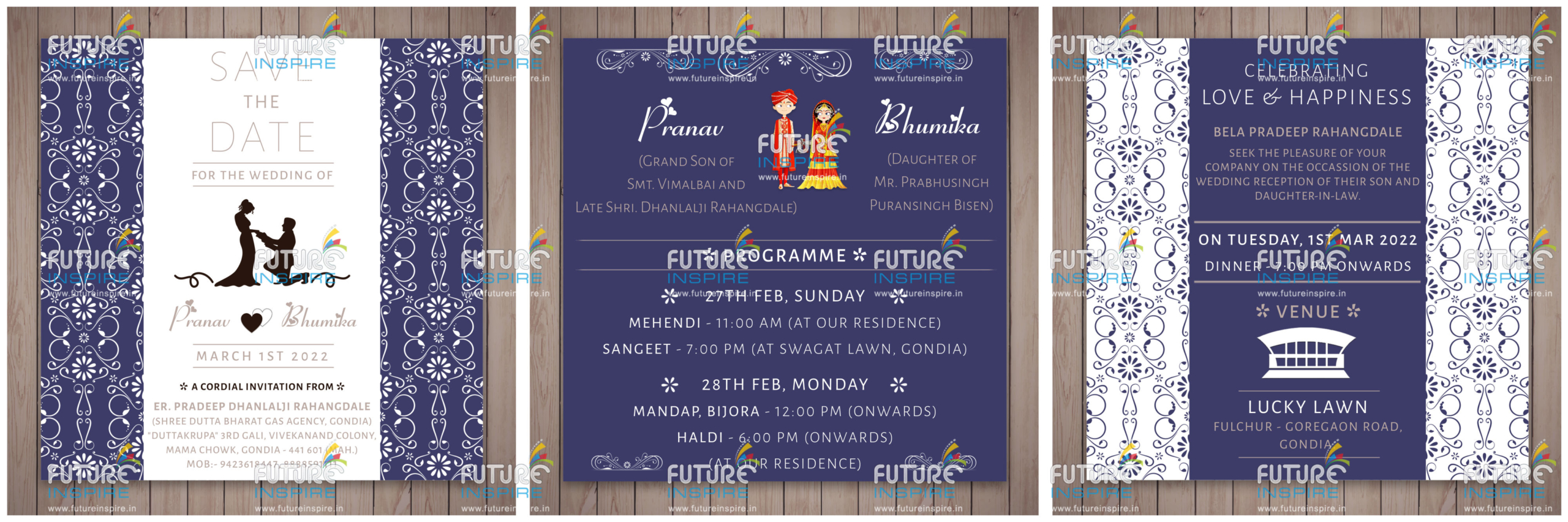 Pranav weds Bhumika Premium Wedding Invitation E Card scaled
