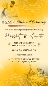 Harshit weds Anviti Digital Sikh Wedding E card Invitation 04