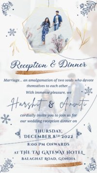 Harshit weds Anviti Digital Sikh Wedding E card Invitation 08