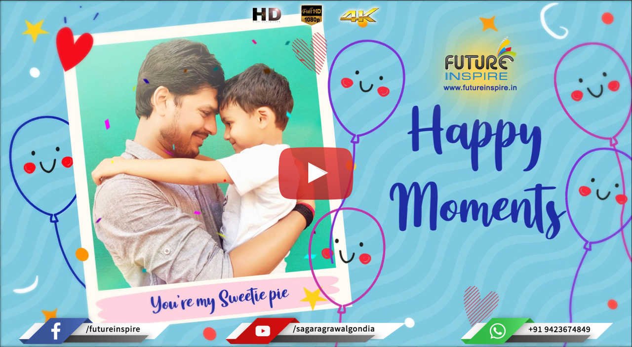 30 Darshil Happy 8th Birthday Wishing Video Gift