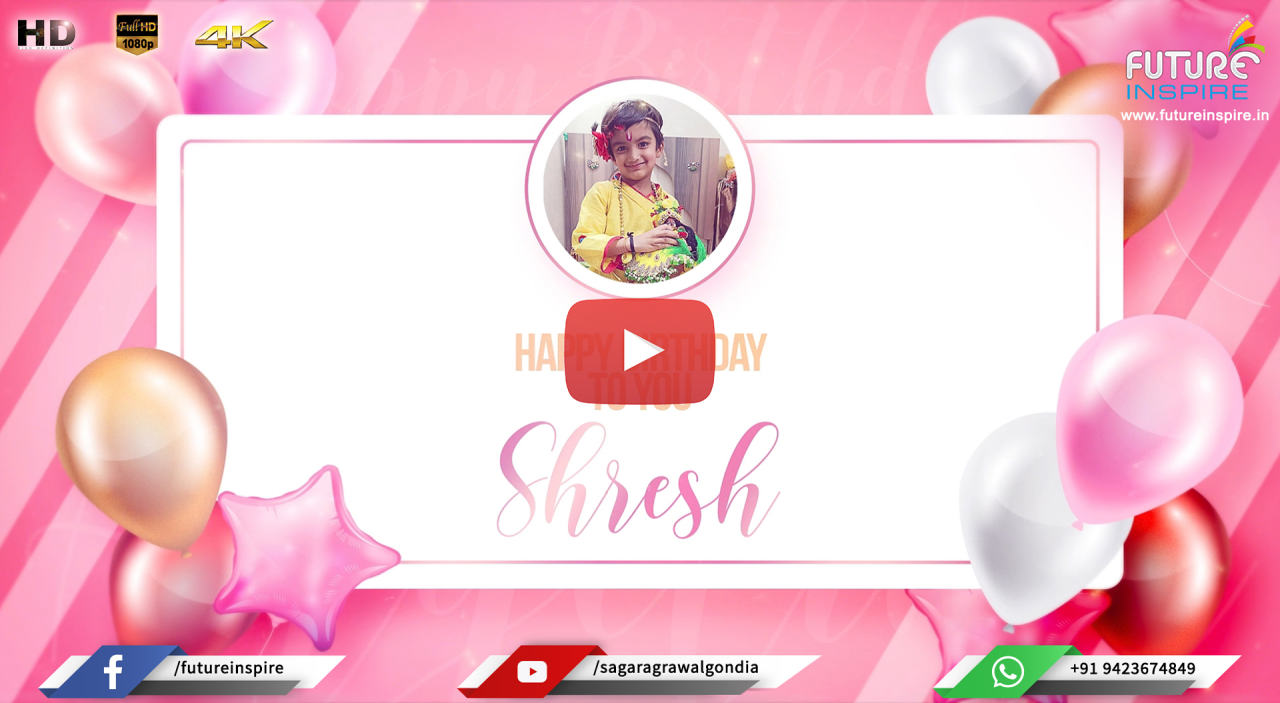 35 Shresh Happy Birthday Wishing Video Gift 2023 Birthday Video For Son