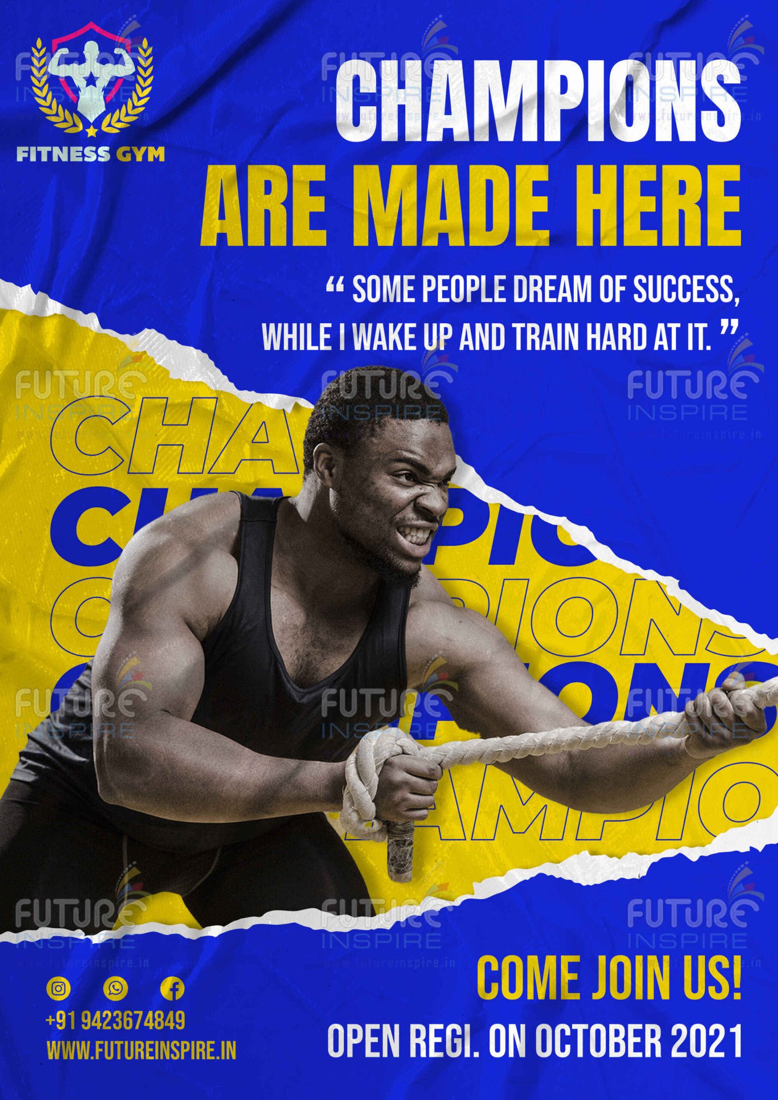 social media promotion fitness gym