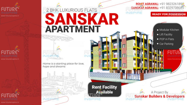 social media promotion sanskar apartment gondia commercial project