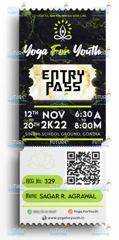 social media promotion yoga for youth digital entry pass