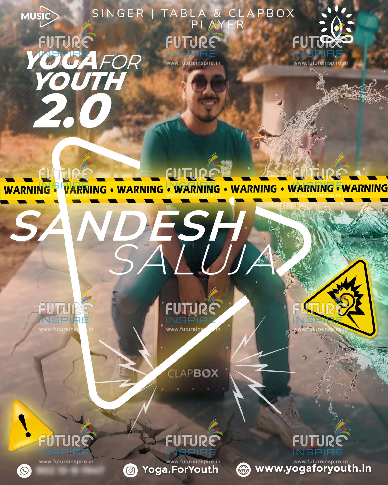 social media promotion yoga for youth music team