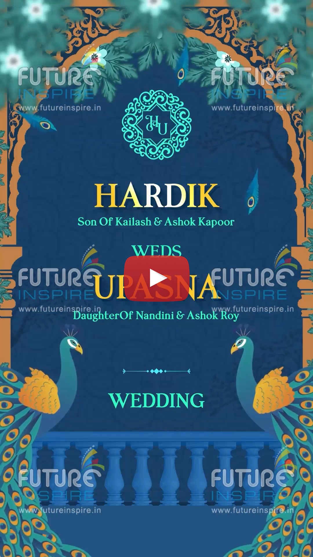 03 Vertical Mobile Wedding Invitation Video