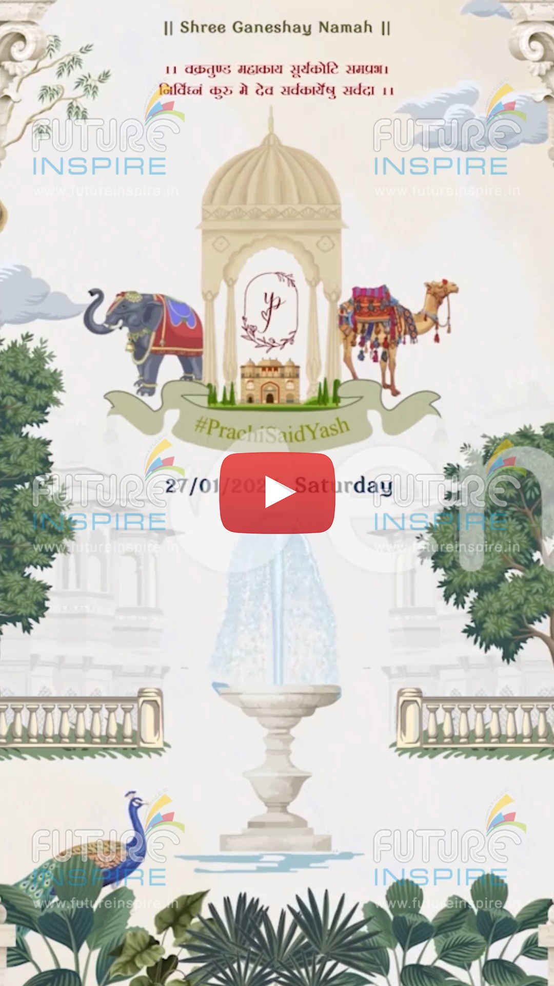 04 Vertical Mobile Wedding Invitation Video