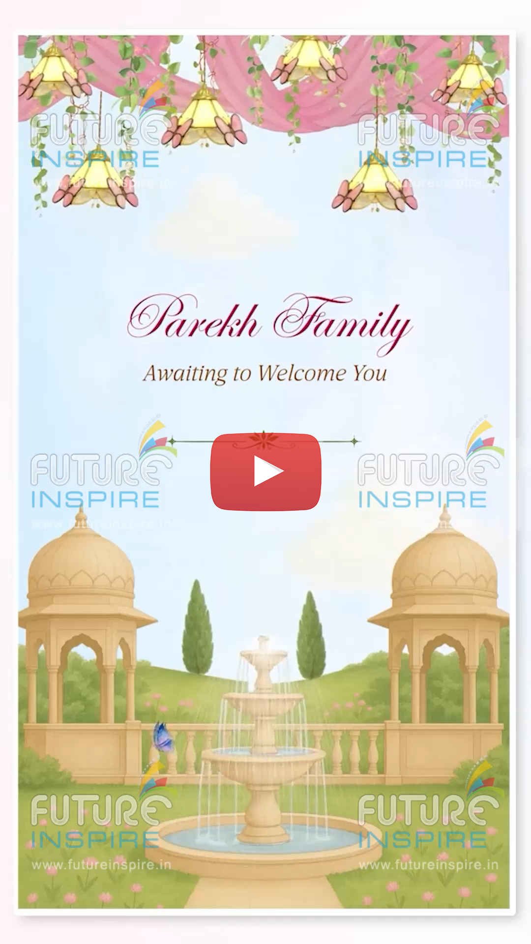 07 Vertical Mobile Wedding Invitation Video