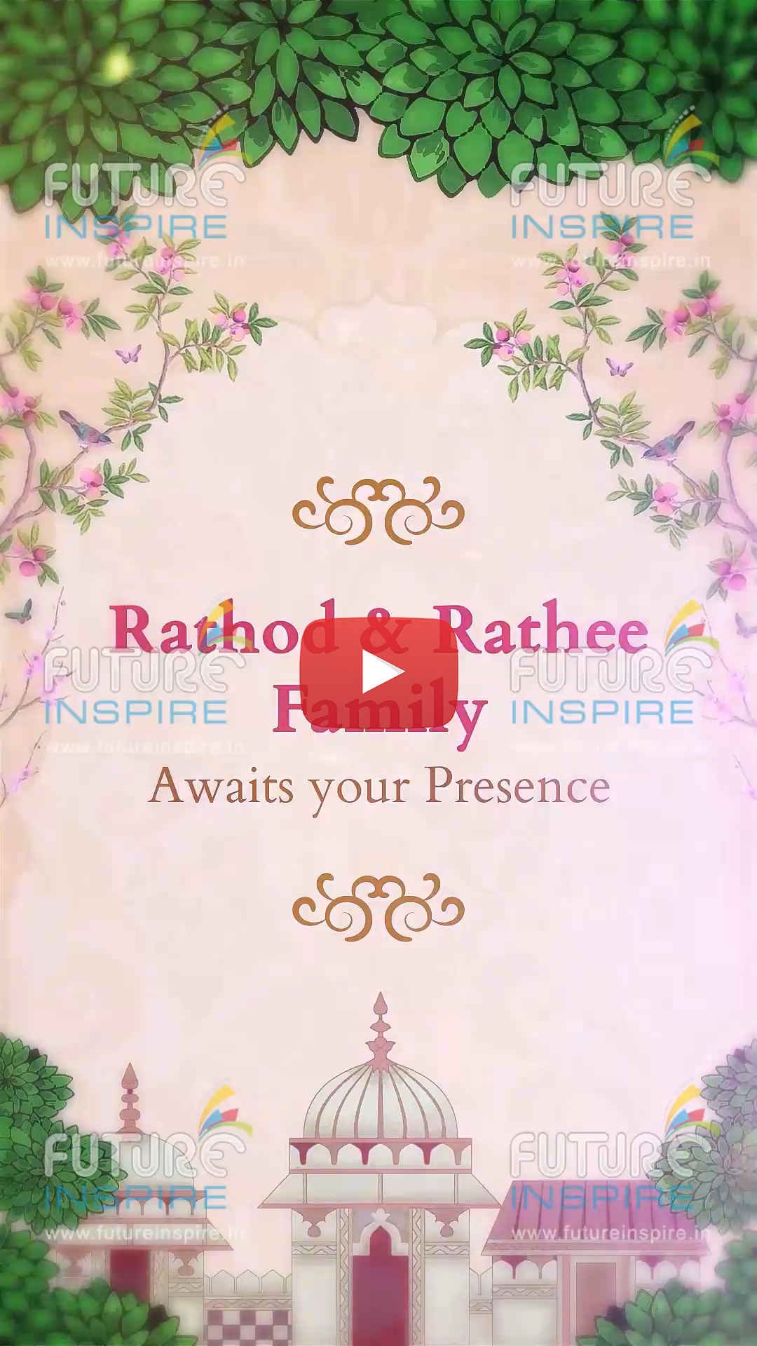 11 Vertical Mobile Wedding Invitation Video