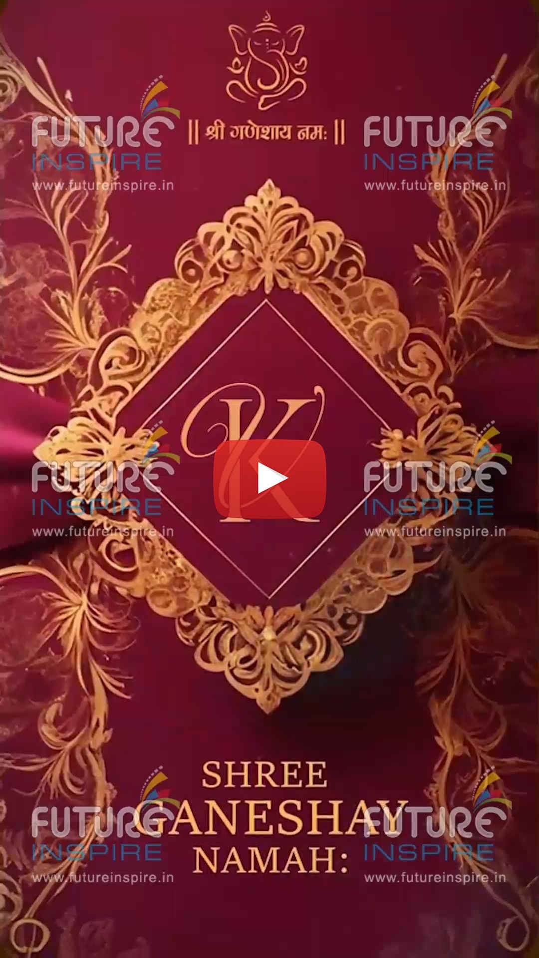 12 Vertical Mobile Wedding Invitation Video